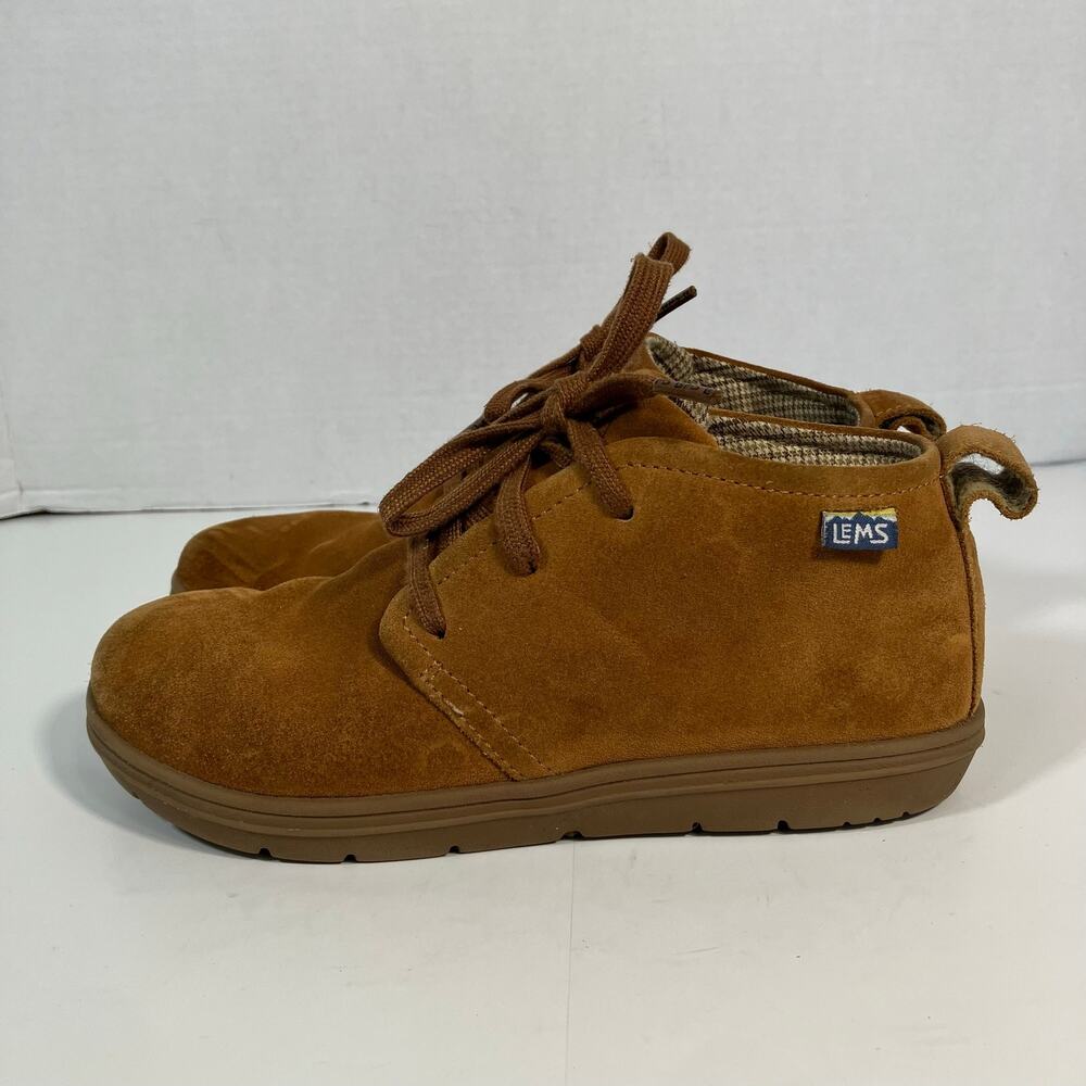 Lems Chukka Boots Lion's Mane Camel Suede Minimalist Barefoot Shoes Unisex